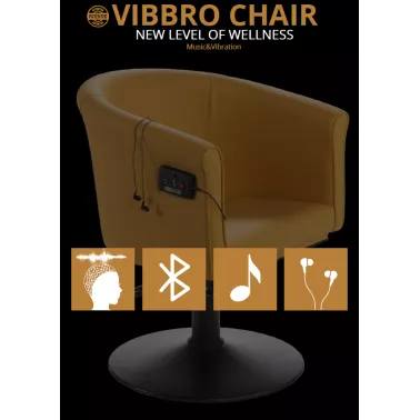 fauteuil de coiffure vibbro chair Vezzozi avec ecouteurs
