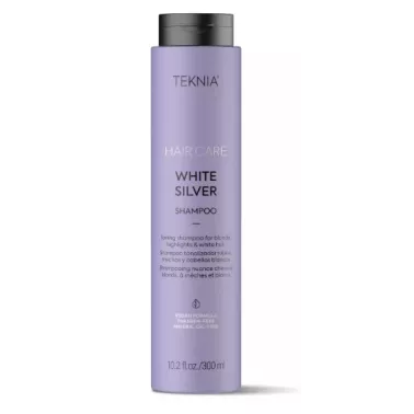 Pack découverte cheveux blancs white silver teknia lakmé shampoing