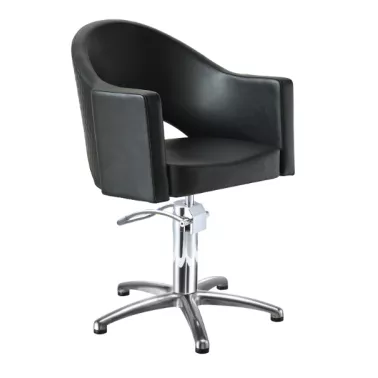 Fauteuil de coiffure base étoilée coloris noir