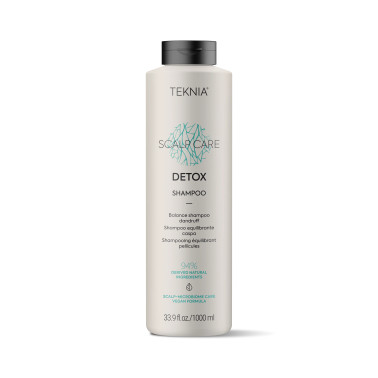 Shampoing cheveux Detox Teknia anti pelliculaire 1000 ml