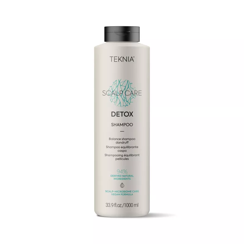 Shampoing cheveux Detox Teknia anti pelliculaire 1000 ml