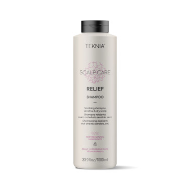 Shampoing cuir chevelu sensible ou sec Relief Teknia Lakmé 1000 ml