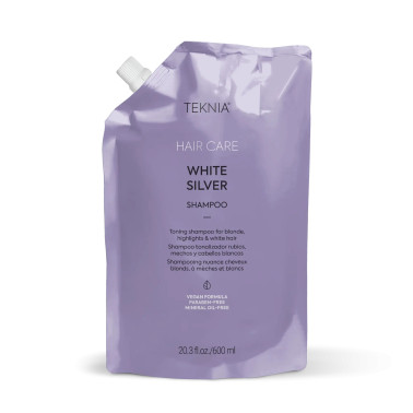 Shampoing recharge White Silver Teknia de chez Lakmé 600ml