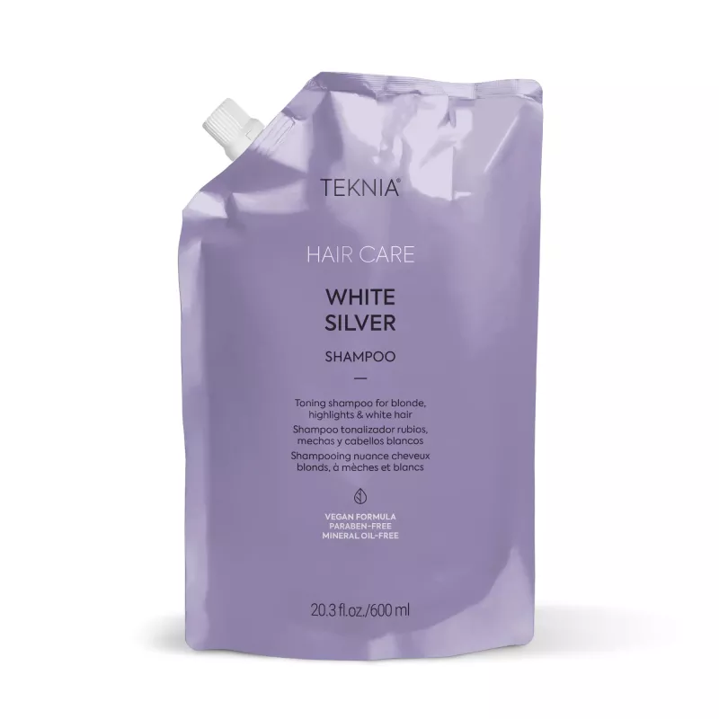 Shampoing recharge White Silver Teknia de chez Lakmé 600ml
