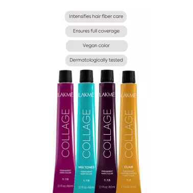 gamme coloration collage lakmé