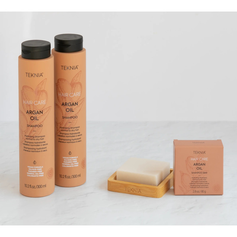 Shampoing Lakme Teknia à L'huile D'argan 300 Ml - Hydratant Et Végétalien - Neuf Sous Emballage