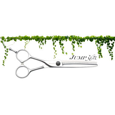 Ciseau sculpteur gaucher professionnel pour coiffeur. Modèle Jump Dune