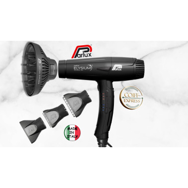 Coffret sèche cheveux Parlux Elysium noir
