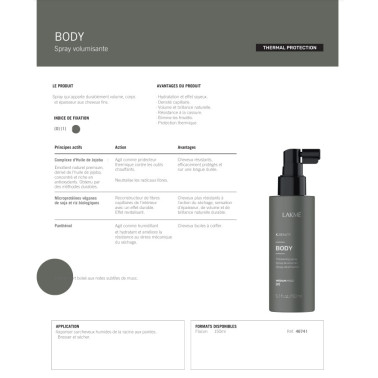 Fiche body Lakmé