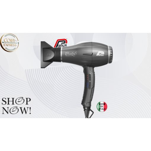 Sèche cheveux Parlux Ethos avec embout noir