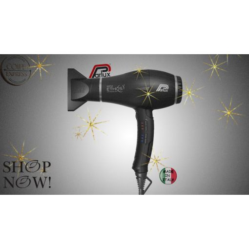 Sèche cheveux Parlux Ethos avec embout noir