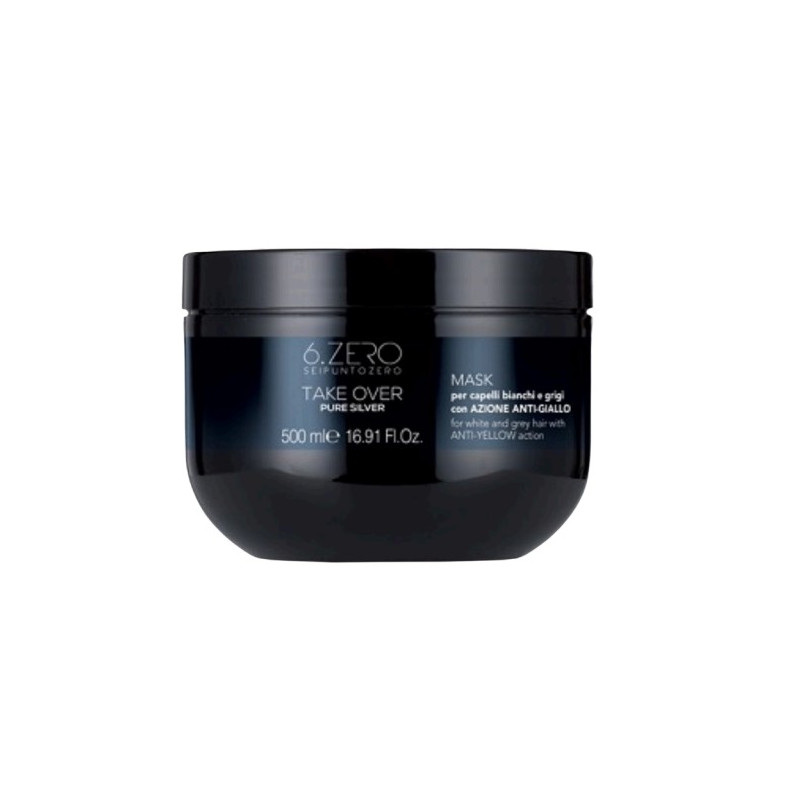 Masque cheveux déjaunissant professionnel Pure Silver gamme take over