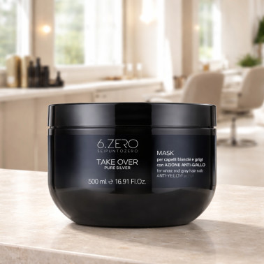 Masque cheveux Pure silver Déjaunissant 6zéro 500ml