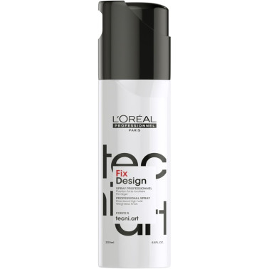 spray sans gaz pour cheveux Fix Design tec ni art L'oréal 200ml