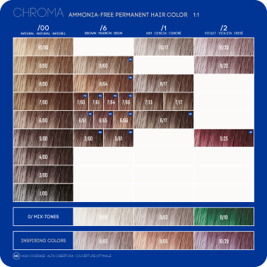 Nuancier Chroma  2026 Lakmé