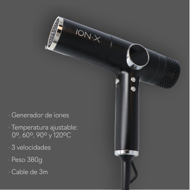 Sèche-cheveux professionnel Eurostil  ION-X & 2300W