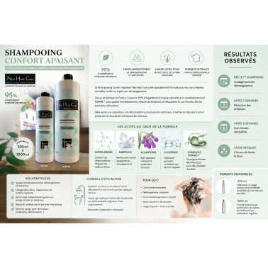 Fiche shampoing cuir chevelu sensible Néo Hair Care