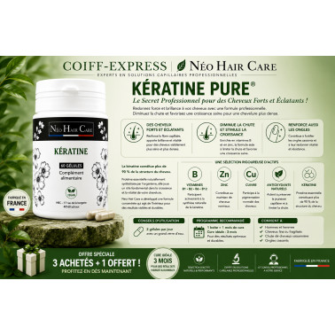 fiche Complément alimentaire Néo Hair Care kératine