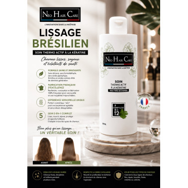 Soin de lissage brésilien Néo Hair Care 500 ml