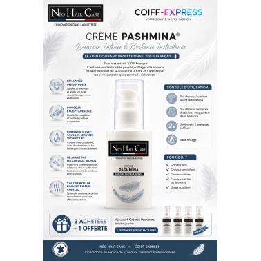 Crème de soin pour les cheveux professionnelle Pashmina de Néo hair care 100 ml
