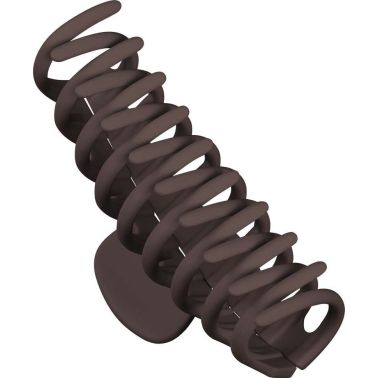 Pince à cheveux grand modèle - Marron Foncé
