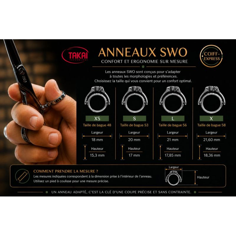 taille anneaux Sculpteur Takai Karakuri SWO