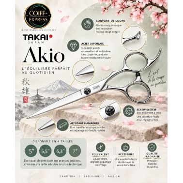 Fiche ciseau Takai Akio