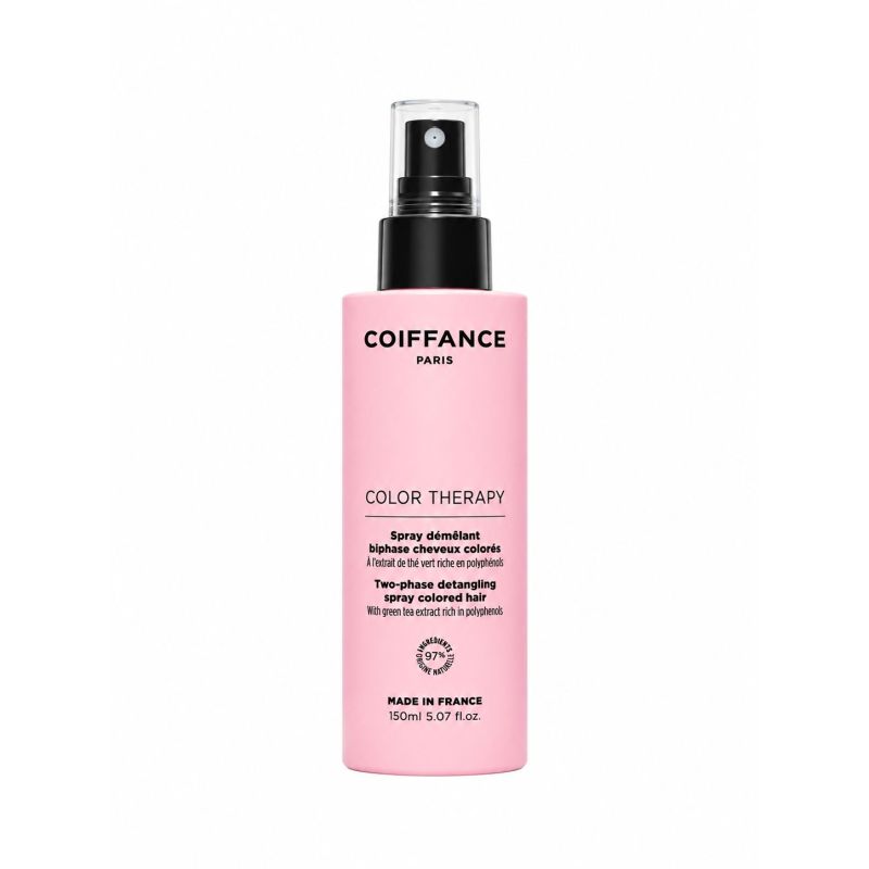 Spray démêlant pour cheveux colorés
