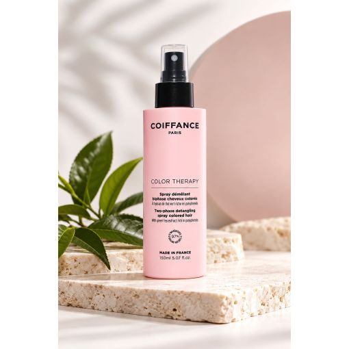Spray démêlant pour cheveux colorés