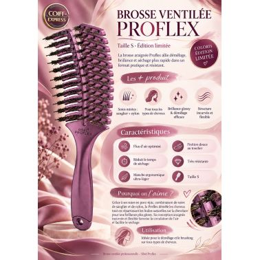 Brosse cheveux Proflex Sibel fiche technique