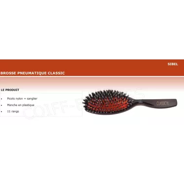 Fiche brosse pneumatique classic Sibel 