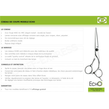 Ciseau Dune Echo taille 6.0