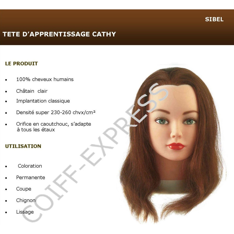 Filet à Cheveux Sibel Triangulaire - Densité Moyenne - Rose - Pour Coiffure Humide Ou Sèche