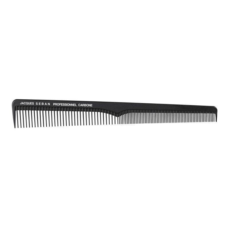 peigne de coupe professionnel en carbone pour salon de coiffure
