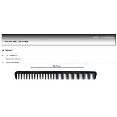 Peigne de coupe cheveux Hercules sagemann modèle 4930 pour salon de coiffure