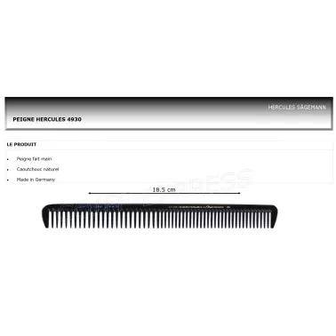 Fiche Peigne de coupe Hercules sagemann modèle 4930 pour salon de coiffure