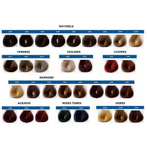 Coloration professionnelle cheveux sans ammoniaque Chroma