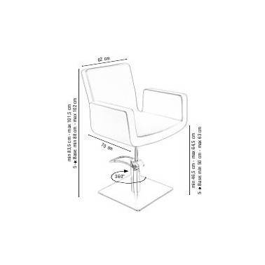 PDF fauteuil de coiffure Attractio Croco noir Sibel Furniture 