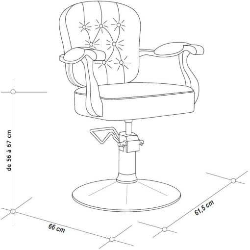 Fauteuil Cambridge noir chic et élégant Jacques Seban