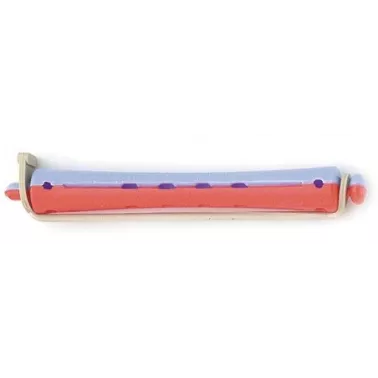 Bigoudis cheveux  permanente 60 mm BI-COLOR  Bleu-Rouge