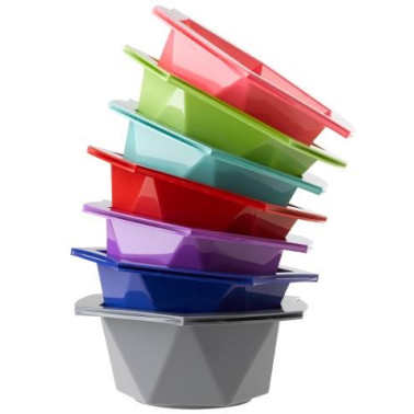 Bol professionnel emboitable couleur lot de 7 pièces
