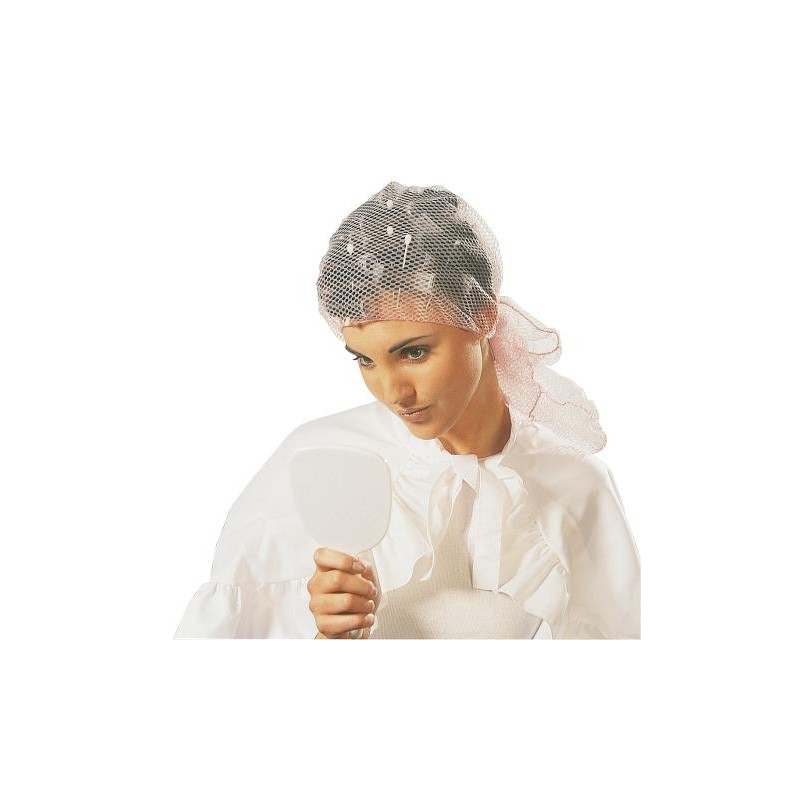 Voilette mis en pli coloris brun