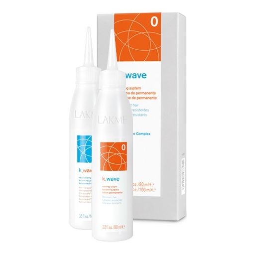 Permanente sans ammoniaque K-wave n°0 cheveux résistants Lakmé