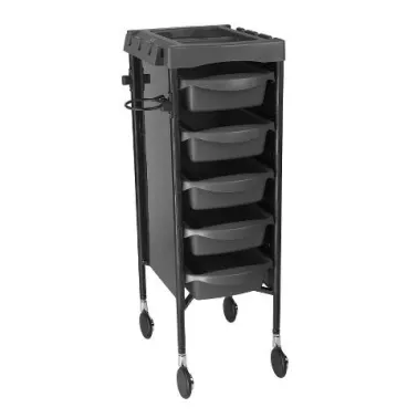 Table de service professionnelle Milano specifique coiffure coloris noire