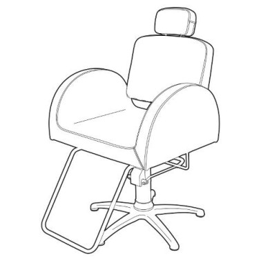 Fauteuil de coupe professionnel pour salon de coiffure original best buy modèle Rhône