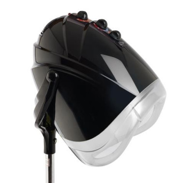 Tête de casque pour mise en plis Alizéo sur pied  noire