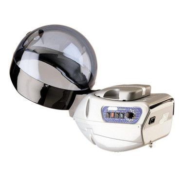 Casque Vapeur pour soins et traitement cheveux Ozone sur pied jacques seban