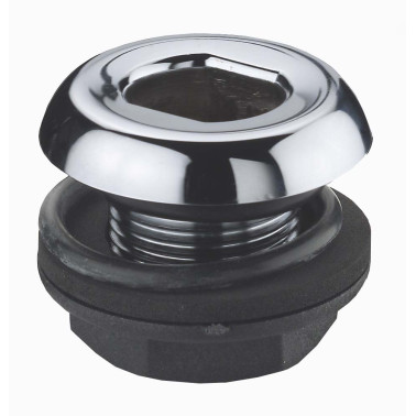 Support douchette chromé pour bac de lavage coiffure